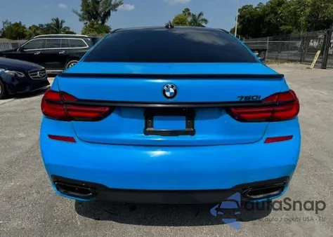 2017 BMW 750 I z USA, uszkodzony, nr VIN WBA7F0C34HGM22159